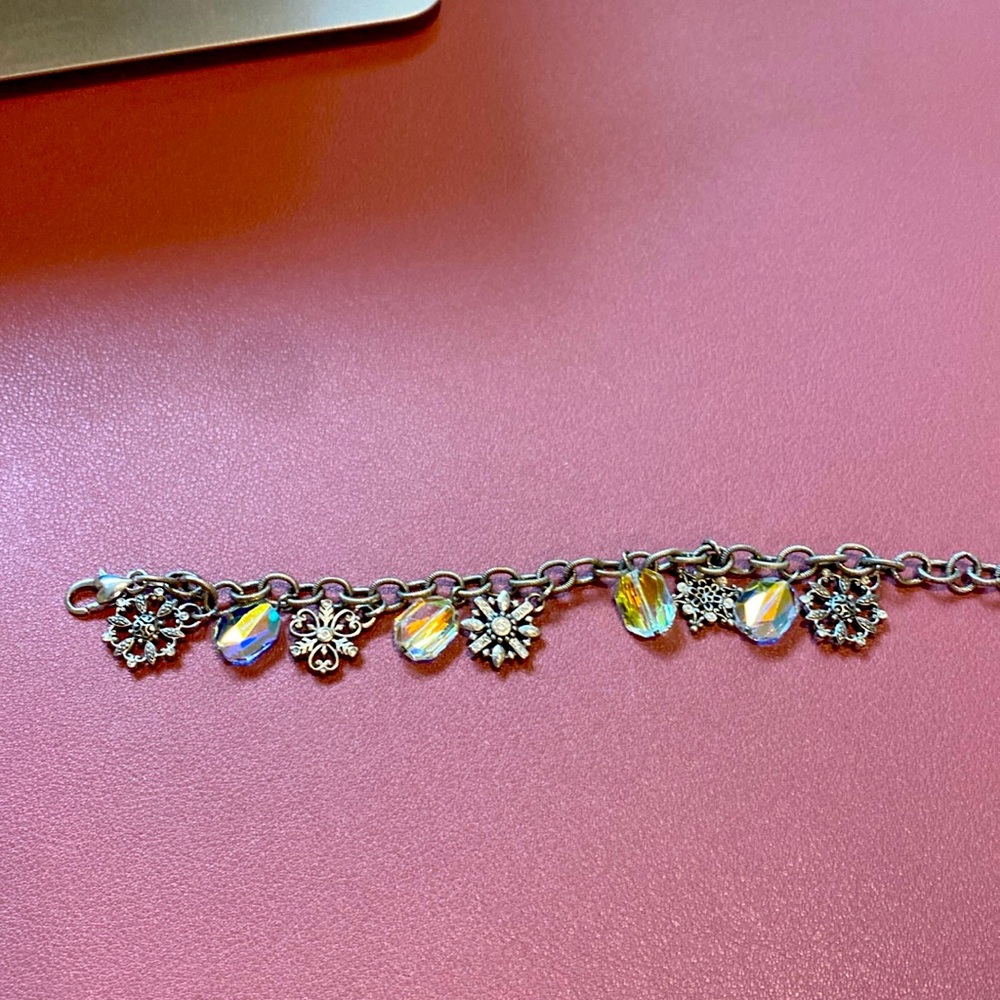 Brighton winter snowflake bracelet